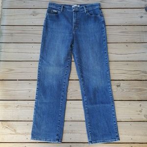Lee Relaxed Vintage 90s Straight Leg At The Waist Women's Jeans 10 Medium